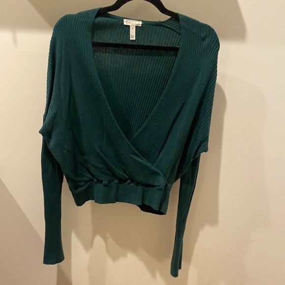 Leith Rib Wrap Sweater - Picture 2 of 4